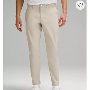 Lululemon ABC Slim-Fit Trouser 32x31 Stretch Cotton VersaTwill Mojave Tan Beige